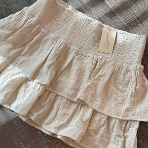 Universal Threads Large Ruffles Smocked Skirt NWT